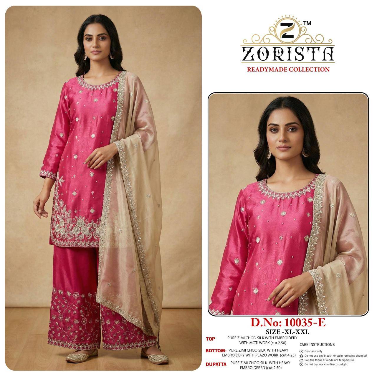 Zorista readymade collection do-no 10035 A to F Best deals on wholesale salwar kameez